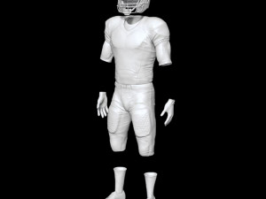 american football uniform Modelo 3D
