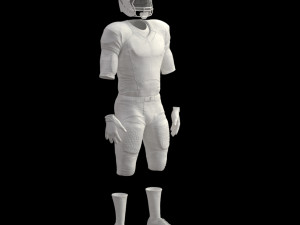 american football uniform Modelo 3D