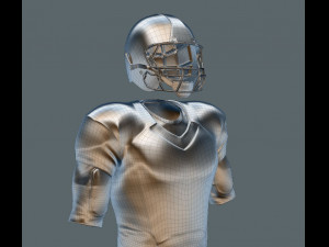 american football uniform Modelo 3D