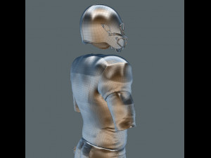 american football uniform Modelo 3D
