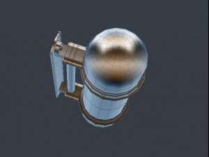 realistic barber pole Modelo 3D