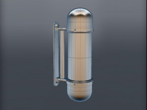 realistic barber pole Modelo 3D