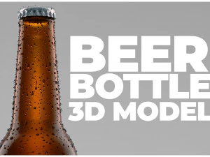 garrafa de cerveja Modelo 3D