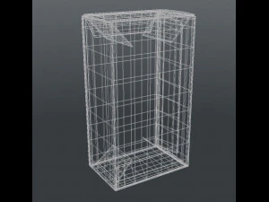 scatola del pacchetto 10 Modello 3D