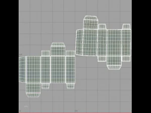 scatola del pacchetto 10 Modello 3D