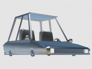 cartoon car low-poly 3D Model
