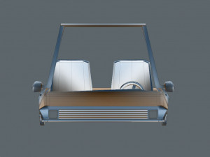 cartoon car low-poly 3D Model