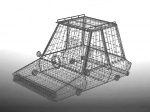cartoon car low-poly Modello 3D