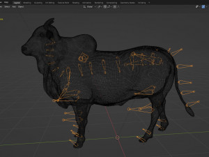 Photo realistic cattle Modelo 3D