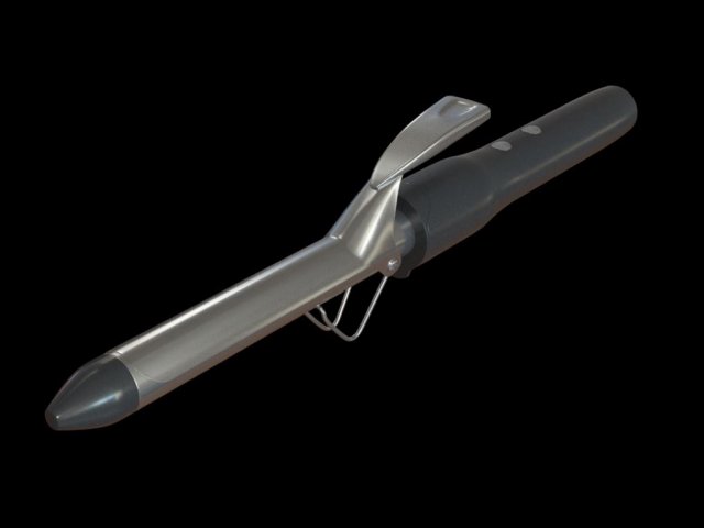 hair curling 3D Model .c4d .max .obj .3ds .fbx .stl .blend 