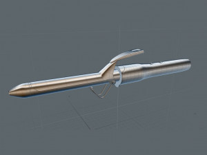 hair curling 3D Model