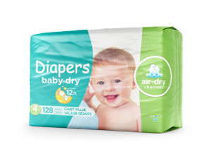 diaper pack are two versions a low poly or high poly 3D मॉडल