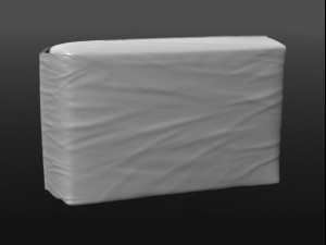 diaper pack are two versions a low poly or high poly 3D Model