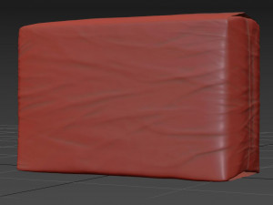 diaper pack are two versions a low poly or high poly 3D Model