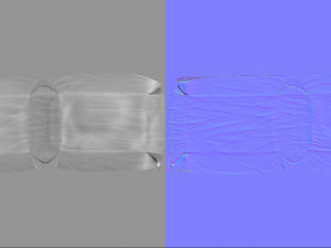 diaper pack are two versions a low poly or high poly 3D Model