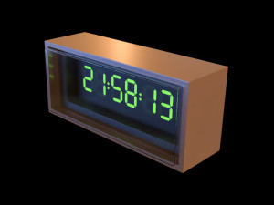 digital watch Modello 3D