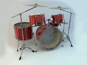 drum sets 3D Модель