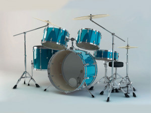 drum sets 3D Модель