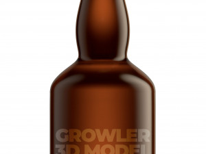 growler beer Modello 3D