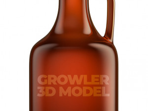 growler beer Modello 3D