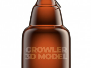 growler beer 3D Model