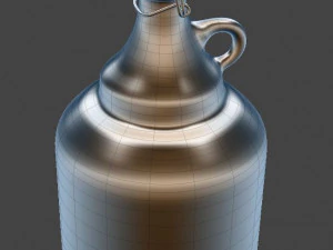 growler beer 3D Model