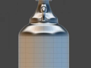 growler beer 3D Model