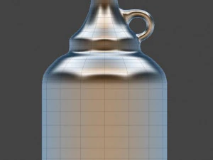 growler beer 3D Model
