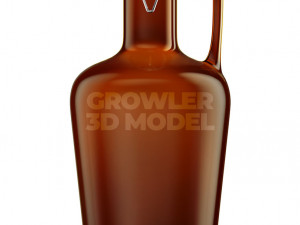 growler beer 3D Model