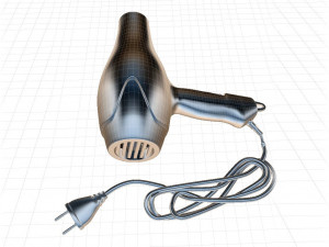 hair dryer 3D 모델