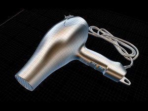 hair dryer 3D 모델