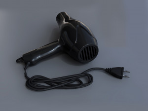 hair dryer 3D 모델