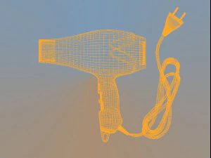 हेयर ड्रायर 3D मॉडल