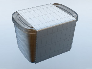 ice cream container 3D 模型