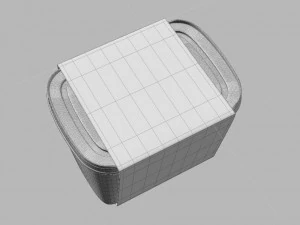 ice cream container 3D Model