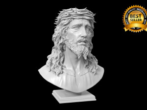 jesus bust Modello di stampa 3D