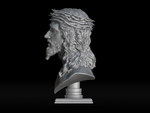 Jesus bust 3D Baskı Modeli