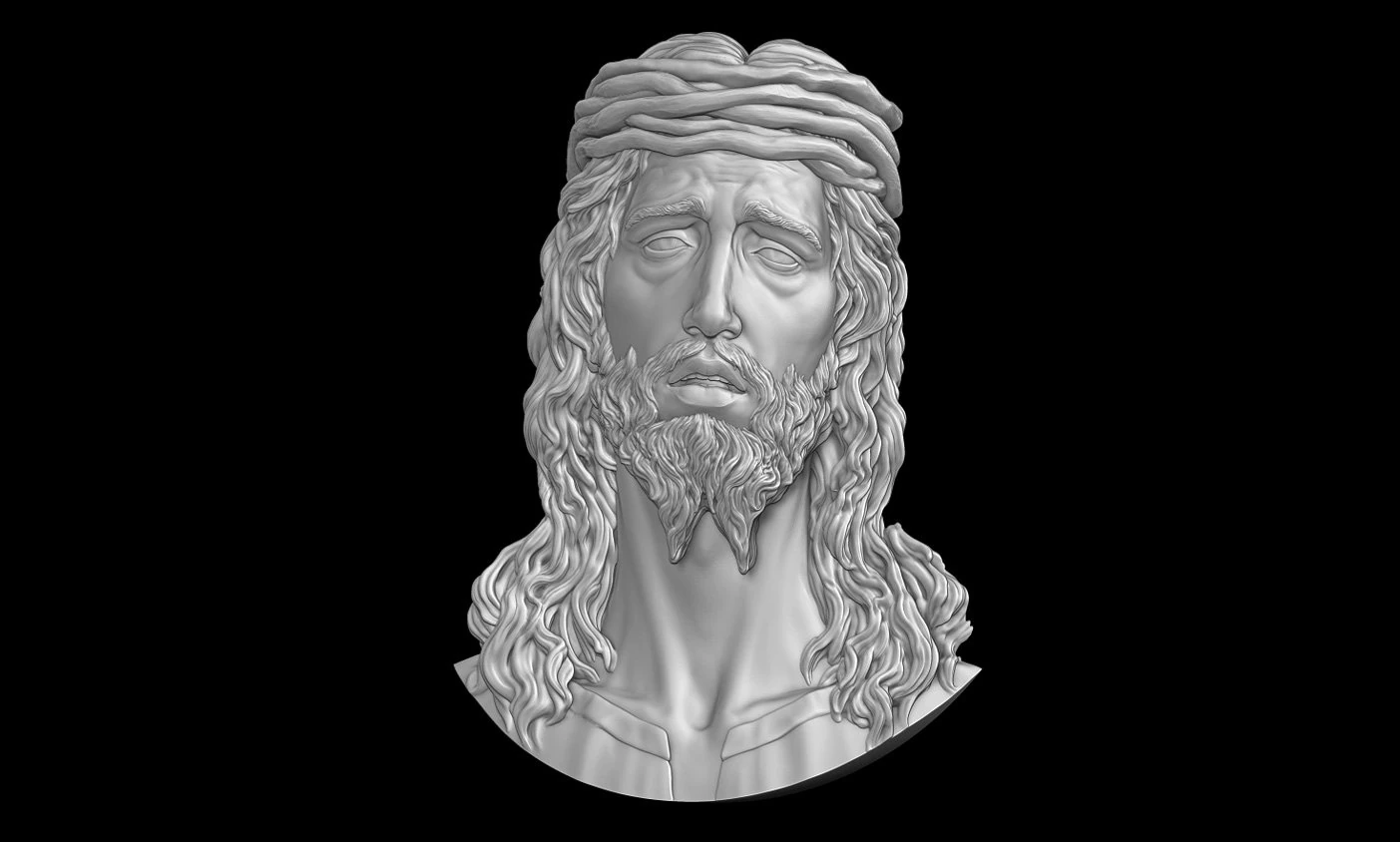 jesus christ 3D Print Model .c4d .max .obj .3ds .fbx .stl .blend