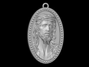 jesus pendant 3D 打印模型