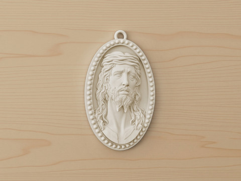 Jesus pendant Model do druku 3D