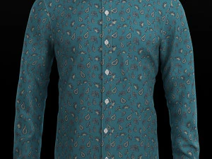 men shirt 3D Model