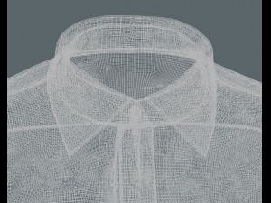 men shirt 3D Model