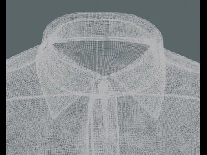 men shirt 3D Model