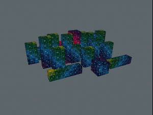 package box collection 3D Model