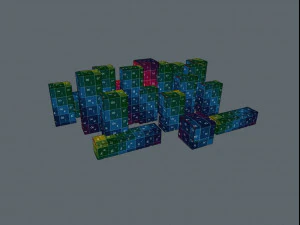 paket kutusu koleksiyonu 3D Model