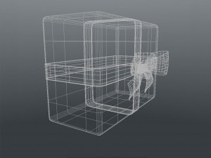 gift box ribbon Modèle 3D