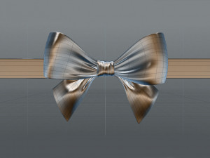 gift box ribbon 3D Model