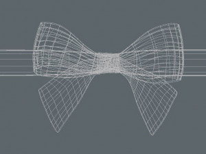 gift box ribbon 3D Model