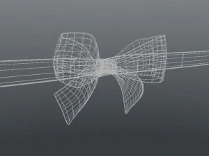 hediye kutusu şerit 3D Model