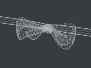 hediye kutusu şerit 3D Model